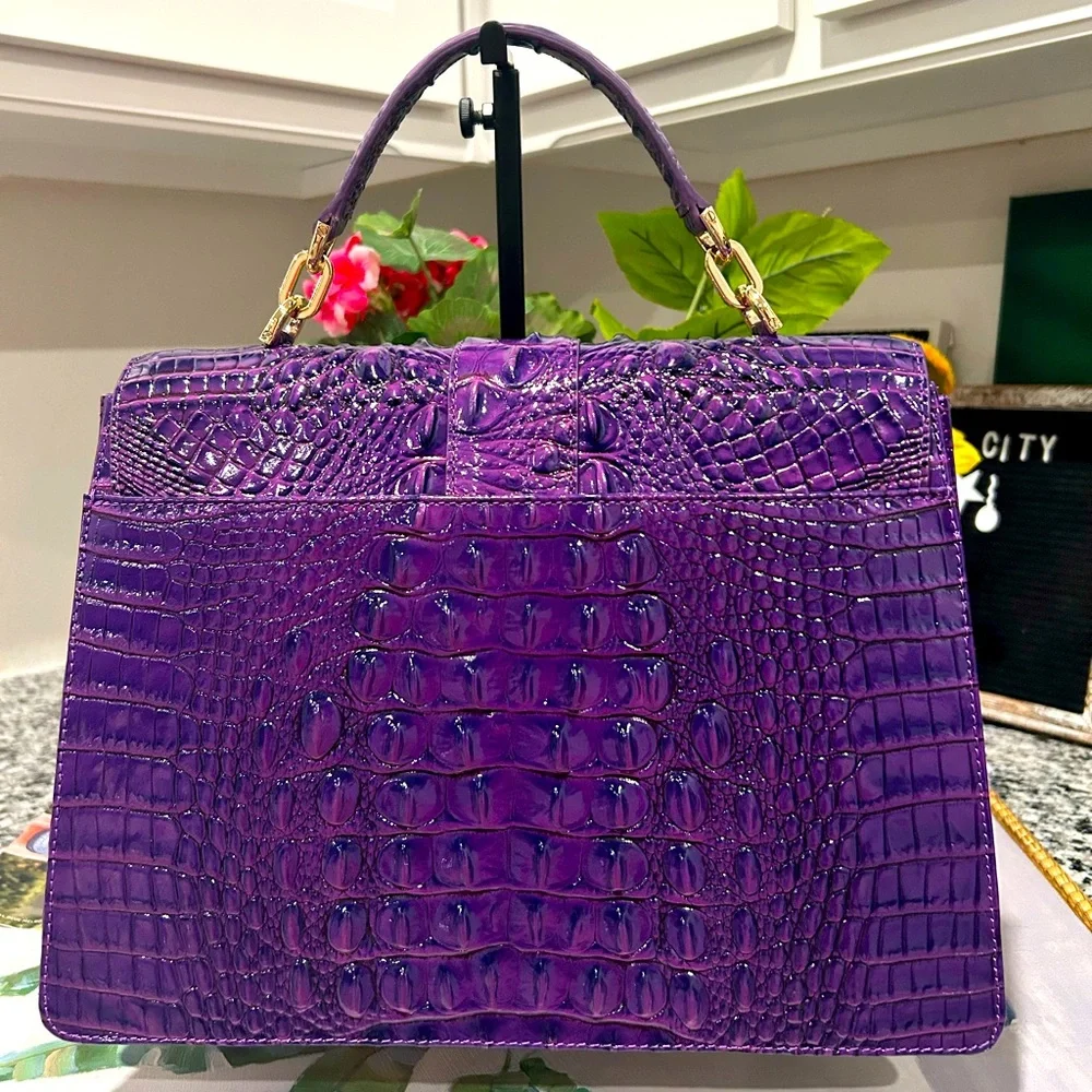 Brahmin Royal Purple Hallie - Picture 4 of 16